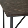 Brentham Furniture Industrial Teak Iron 2m Fixed Top Table