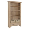 Brentham Furniture Warm Oak Large Bookcase
