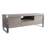 Brentham Furniture Contemporary Grey Oak Large TV Cabinet
