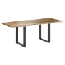 Reclaimed Natural 2m Dining Table With U Shaped Leg - Natural Finish