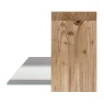 Brentham Furniture Reclaimed Natural Wall Shelf With LED Light - Natural Finish