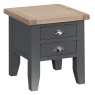 Classic Painted Oak Charcoal Lamp Table