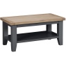 Classic Painted Oak Charcoal Small Coffee Table