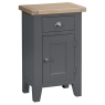 Classic Painted Oak Charcoal Small Cupboard