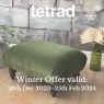 Tetrad Tetrad Bertie Footstool - FREE with 2 Heritage products