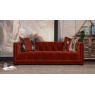 Tetrad Vagabond Petit Sofa in modena terracotta velvet