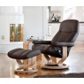 Stressless Consul Chair and Stool with Classic Base