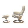 Stressless Stressless Consul Chair and Stool with Signature Base