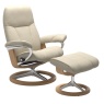 Stressless Consul Chair and Stool with Signature Base