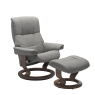 Stressless Stressless Mayfair Chair and Stool with Classic Base