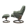 Stressless Stressless Reno Chair and Stool with Signature Base