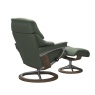 Stressless Stressless Reno Chair and Stool with Signature Base