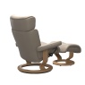 Stressless Stressless Magic Chair and Stool with Classic Base