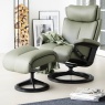 Stressless Magic Chair and Stool with Signature Base