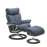 Stressless Stressless Magic Chair and Stool with Signature Base