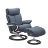 Stressless Magic Chair and Stool with Signature Base