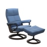 Stressless David Chair and Stool with Signature Base