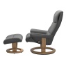 Stressless Stressless View Chair and Stool with Classic Base