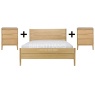 Ercol Rimini 3280 Double Bed + 2x Ercol Rimini 3282 3 Drawer Bedside Cabinets