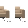 Stressless Stressless Stella 1 Seat Sofa With Longseat (M) LHF Upholstered Arm