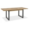 Bentley Designs Indus Rustic Oak 4-6 Dining Table