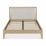 Bentley Designs Rimini Aged Oak & Weathered Oak Slatted Bedstead 135cm Double