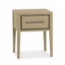 Bentley Designs Bentley Designs Rimini Aged Oak & Weathered Oak 1 Drawer Nightstand