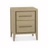 Rimini Aged Oak & Weathered Oak 2 Drawer Nightstand