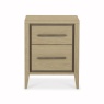 Bentley Designs Bentley Designs Rimini Aged Oak & Weathered Oak 2 Drawer Nightstand