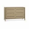 Bentley Designs Bentley Designs Rimini Aged Oak & Weathered Oak 6 Drawer Chest