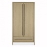 Bentley Designs Rimini Aged Oak & Weathered Oak Double Wardrobe