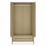 Bentley Designs Rimini Aged Oak & Weathered Oak Double Wardrobe