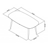 Bentley Designs Bentley Designs Dansk Scandi Oak 6 Seater Table