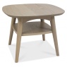 Bentley Designs Dansk Scandi Oak Lamp Table With Shelf