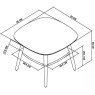 Bentley Designs Dansk Scandi Oak Lamp Table With Shelf