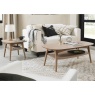 Bentley Designs Bentley Designs Dansk Scandi Oak Lamp Table With Shelf