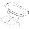 Bentley Designs Bentley Designs Dansk Scandi Oak Coffee Table With Drawer