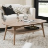 Bentley Designs Dansk Scandi Oak Coffee Table With Shelf