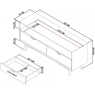 Bentley Designs Bentley Designs Dansk Scandi Oak Entertainment Unit
