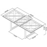 Bentley Designs Bentley Designs Indus Rustic Oak 6-8 Dining Table