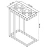 Bentley Designs Bentley Designs Indus Rustic Oak Sofa Table