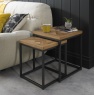 Bentley Designs Bentley Designs Indus Rustic Oak Nest Of Tables