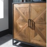 Bentley Designs Indus Rustic Oak & Peppercorn Narrow Sideboard