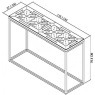 Bentley Designs Bentley Designs Indus Rustic Oak Console Table