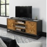 Bentley Designs Bentley Designs Indus Rustic Oak & Peppercorn Entertainment Unit