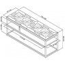 Bentley Designs Bentley Designs Indus Rustic Oak Open Entertainment Unit