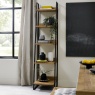 Bentley Designs Indus Rustic Oak Narrow Open Shelving Unit