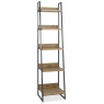 Bentley Designs Indus Rustic Oak Narrow Open Shelving Unit