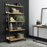 Bentley Designs Indus Rustic Oak Open Display Unit