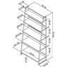 Bentley Designs Bentley Designs Indus Rustic Oak Open Display Unit